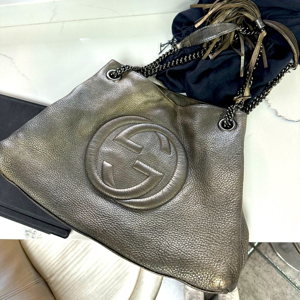 Gucci soho medium chrome color